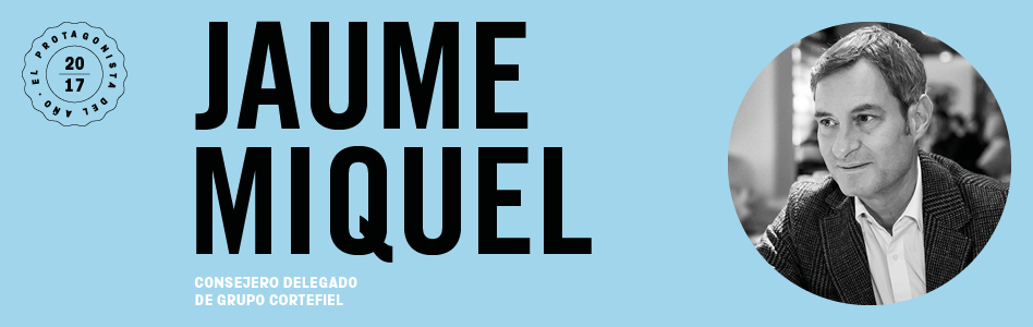 Jaume Miquel, Consejero delegado de Grupo Cortefiel Jaume Miquel, finalista a El Protagonista del Año 2017